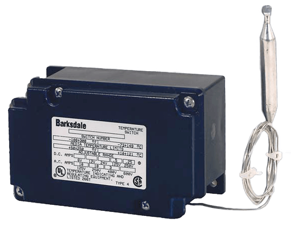 Barksdale General Purpose Temperature Switch, TPR Series